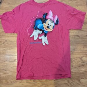 Disney Women's Fuchsia Minnie Mouse Tee